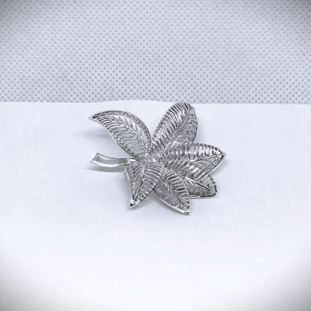 Vintage Birk's MCM Sterling Silver Brooch